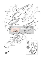 5BRF177E0000, Deckel, Yamaha, 1